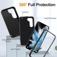 thumbnail image 4 of For Samsung Galaxy S24 Plus 5G 6.7inch Life Waterproof Rugged Phone Case,Black,For Galaxy S24 Plus(5G), 4 of 7