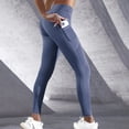 thumbnail image 7 of Women's High Waisted Leggings with Pockets Stretchy Yoga Workout Athletic Pants, 7 of 7