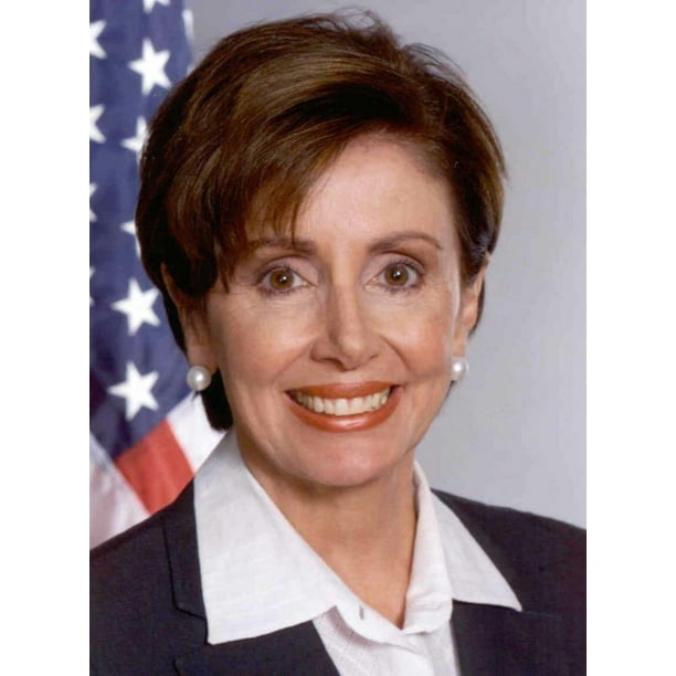 Canvas Print Nancy Pelosi Democrat House Rep Leader Stretched Canvas 32