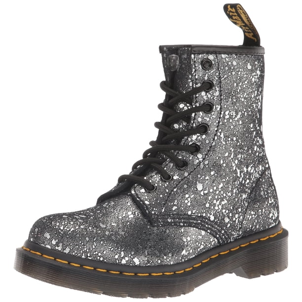 Bota Dr. Martens 1460 8 Eye Fashion para mujer Black Suede 7