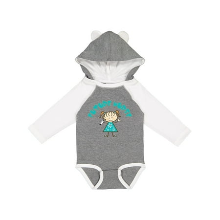 

Inktastic Future Nurse Gift Girls Gift Baby Girl Long Sleeve Bodysuit