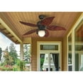 thumbnail image 3 of Westinghouse Oasis 48 in. Oil Rubbed Bronze Finish Mahogany ABS Blades Yellow Alabaster Glass, 3 of 3