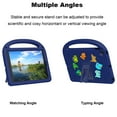 thumbnail image 2 of Allytechgroup Kids Case for iPad 9th/8th/7th Generation 10.2 inch, with Hand Strap/Handle/Kickstand Cute Cartoon Soft EVA Foam 3D Kawaii Lightweight Stand Cover for iPad 10.2" 2021/2020/2019, Navyblue, 2 of 9