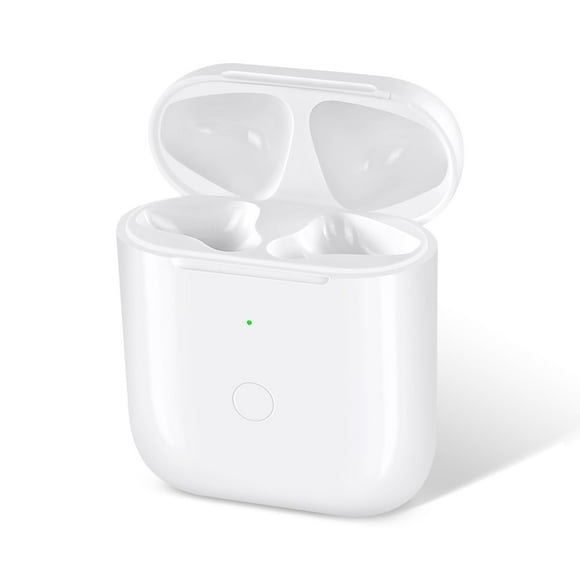 Funda de carga inalámbrica compatible con PestProfi AirPod 1 2, color blanco