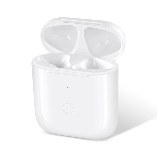 Funda de carga inalámbrica compatible con PestProfi AirPod 1 2, color blanco
