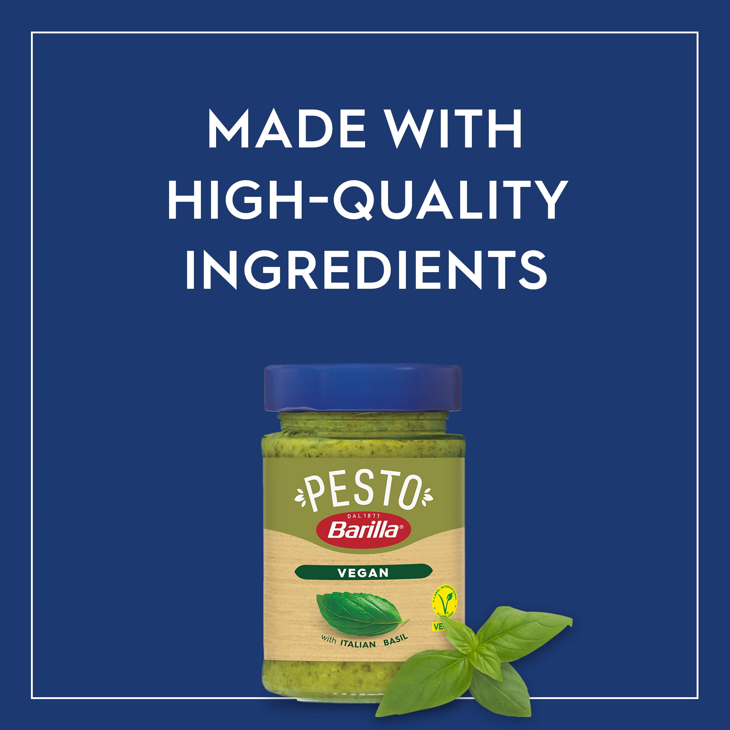 Barilla Vegan Pesto Pasta Sauce and Spread, 6.3oz.