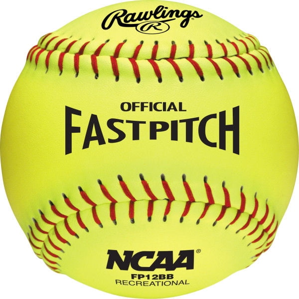 (2 pack) Rawlings | NCAA Recreational Fastpitch Softball 12IN | 12U+ | 1 Count