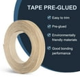 thumbnail image 4 of Uxcell Edge Banding, Wood Veneer Tape Pre-glued Flexible Plywood Edge Banding with Hot Melt Adhesive for Furniture Restoration Birch 3/4 Inch x 25 ft, 4 of 7