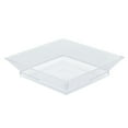 thumbnail image 6 of Efavormart 50 Pack - 4" Clear Sleek Square Plastic Plates, Disposable Dessert Plates, 6 of 11