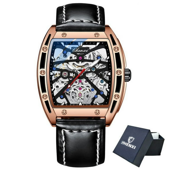 Chenxi Luxury Brand Mens Mechanical Wristwatches Business Waterproof Luminous Watch Men Automatic Tourbillon Clock Male Watches - Mechanical Wristwatches