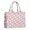White Pink Butterfly, variant on Large Capacity Tote Bag,White Pink Butterfly Flower Pattern Handbag Fashion Luxury Tote Bag,15.7"x13"x 5.1" Inches,Laptop Compatible