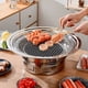 thumbnail image 2 of Parrilla Coreana de 13 Pulgadas, Multifuncional, Carbón, Portátil, para Camping, Picnic y Uso en Interiores., 2 of 5