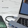 thumbnail image 2 of Hub USB 4 en 1, convertidor de estación de acoplamiento de alta velocidad para ordenador de transferencia de datos Universal profesional, Estaciones de acoplamiento para portátiles Puerto tipo c, 2 of 6