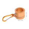 thumbnail image 3 of MasteelfCA 2pcs Flagstaff Rings Aluminum Alloy 360 Degree Rotating Flagpole Fixing Tool, 3 of 8