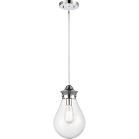 

Polished Chrome Tone Mini Pendants 8 Wide Steel/Glass Medium Base 1 Light Fixture