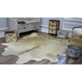 thumbnail image 3 of Rugs America Hand Curated Cowhide Collection Pearlish Beige 19 HC19 Contemporary Animal Area Rug 5'x6'6", 3 of 7