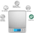 thumbnail image 4 of Digital Kitchen Scale, Healwe 500g/0.01g Small Jewelry Scale, 4 of 5