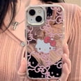 thumbnail image 1 of Sanrio-funda de teléfono móvil Hello Kitty, carcasa de moda para IPhone 7, 8, 14 Plus, Apple 13, 12 Mini, X, 11 Pro Max, Yk2, estilo coreano Fivean unisex, 1 of 2