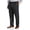 BLACK, variant on Big and Tall Essentials by DXL Men's Pleated Dress Pants, Dark Grey, 46W x 30L