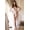 White, variant on Plus Size Mesh Glamour Robe with Feathers