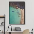 thumbnail image 2 of AE Aerial Beach Ocean Canvas Wall Art (16X24 inch) | Framed Nature Canvas Wall Art Pictures & Photos for Living Room, Bedroom, Bathroom & Kitchen | UL & FSC Certified INK & Material | Made in USA, 2 of 8