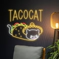 thumbnail image 3 of Handmadetneonsign Taco Cat Neon Sign, Tacos Cat Led Sign, Cat Taco Led Light, Cat Tacos Neon Light, 3 of 5