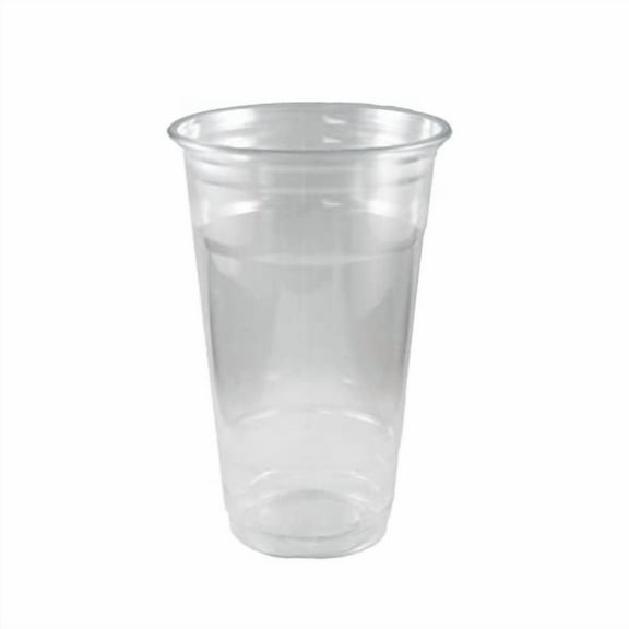 Clear PET Plastic Cups (24oz, 600ct)