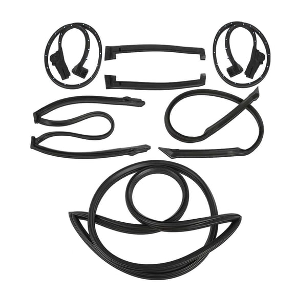 CROSSDESIGN Weatherstrip Kit Brand Weather Strip Seal Fit for 1984-1989 Chevy Corvette C4