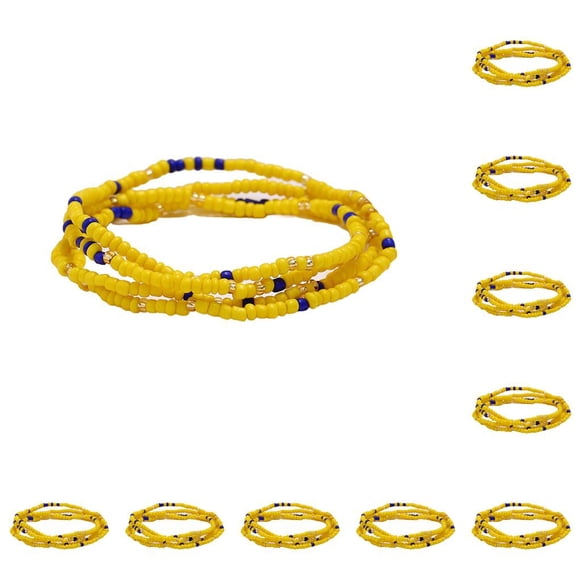 Qarigey Cuentas Cadena de cintura Vestido de niñas Adorno Elegante Verano Playa al aire libre Vestidor Cadenas para el vientre Joyas para el cuerpo Tipo 1 10piezas Qarigey  CBP352484
