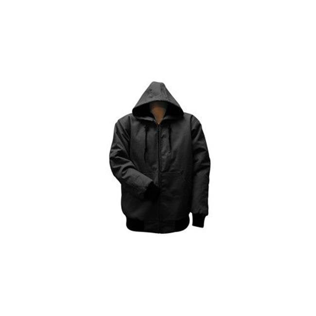 BlackCanyon Outfitters-R BCO8010BK Canvas Hooded Jacket with Quilt