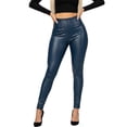 thumbnail image 1 of Legging Mujer Vinipiel Imitación Cuero Tiro Alto Casual, 1 of 9