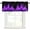 Purple, variant on Abstract Purple Flame Valances for Windows Farmhouse Kitchen Curtains Valances Rod Pocket Valance Curtains for Windows Flickering Fire Pattern Black Window Valances for Bathroom Bedroom 60"x18"