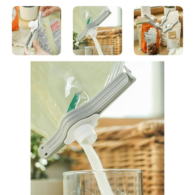 Sealing Clip with Lid Strong Sealing Easy Access Long Moisture-proof Food Preservation Compact Food Safe Freezer Bag Clip for Home