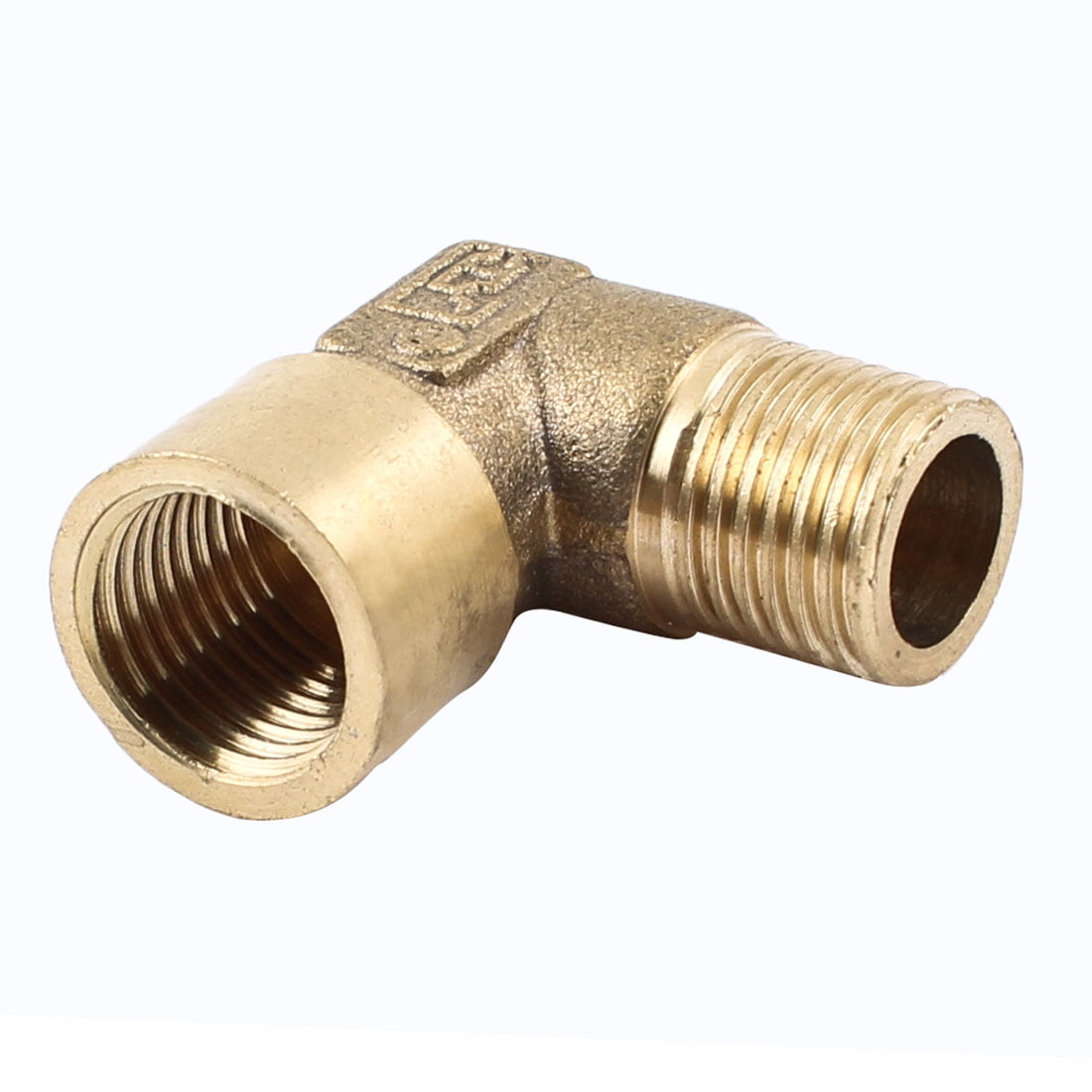 Brass 90 Degree Elbow 1/4" PT Male to 1/4"PT Male Pipe Fitting Coupler 