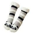 thumbnail image 1 of Guardurnaity Pack de 2 Calcetines Altos Dibujos Animados Antideslizantes Mujer Accesorios Hogar Medias panda negro Guardurnaity AP008857-06, 1 of 6