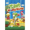 Yoshis Woolly World Nintendo Wii U Side Scrolling Platformer Video Game Cover Box Art Poster - 24x36 inch