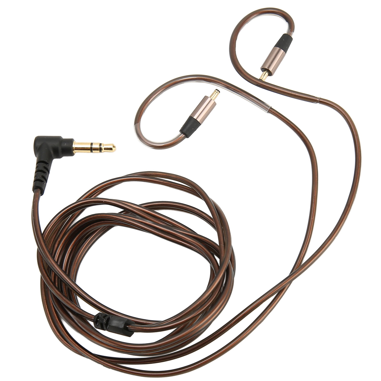 Earbuds Headphone Wire,Replacement Earphone Cable Gold Replacement Earbuds Cable Earbuds Upgrade Cable Tailored for Perfection