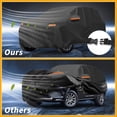 thumbnail image 5 of Unique Bargains Durable Waterproof Car Cover with Reflective Strips Black for Lexus NX 187.01"x76.77"x59.06", 5 of 8