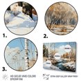 thumbnail image 3 of Designart "Birch Woods Winter III" Tree Birch Wall Art Living Room, 3 of 5