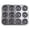 Black2, variant on 6/12 Cavity Nonstick Donut Pans For Baking Upgraded Deepened Tray And Cake For Oven Steel Donut Baking Pans Oven Up To 450F Easy To Clean Cake Mould For Baking Steel Small Cookie Sheet 9x13 Stainless