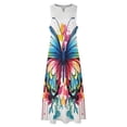 thumbnail image 3 of Colorful Butterfly 2025 Dress Evening Elegant And Chic Women for Outfits Beach Clothes Women Dress, 3 of 6