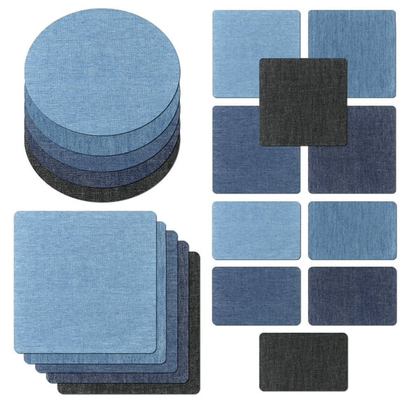 Royoo Iron on Patches for Clothing Repair 20PCS Jacket Jean Clothes Patches Kit No sewing Required