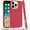 Burgundy, variant on For Apple iPhone 16 Pro Max (6.9") Slim Classic Hybrid Around Rubber Gummy Gel Slick Hard PC Silicone TPU Chromed Button Cover ,Xpm Phone Case [ Blue ]
