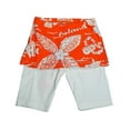thumbnail image 3 of Haven Girl - Little Girls Legging Mini Skirt 12038-6 (ORANGE), 3 of 3