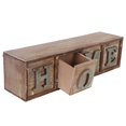 thumbnail image 1 of Caja de almacenamiento colgante, caja de almacenamiento de letras de madera, gabinete de almacenamiento, adornos para el hogar, eleva tu experiencia, 1 of 8