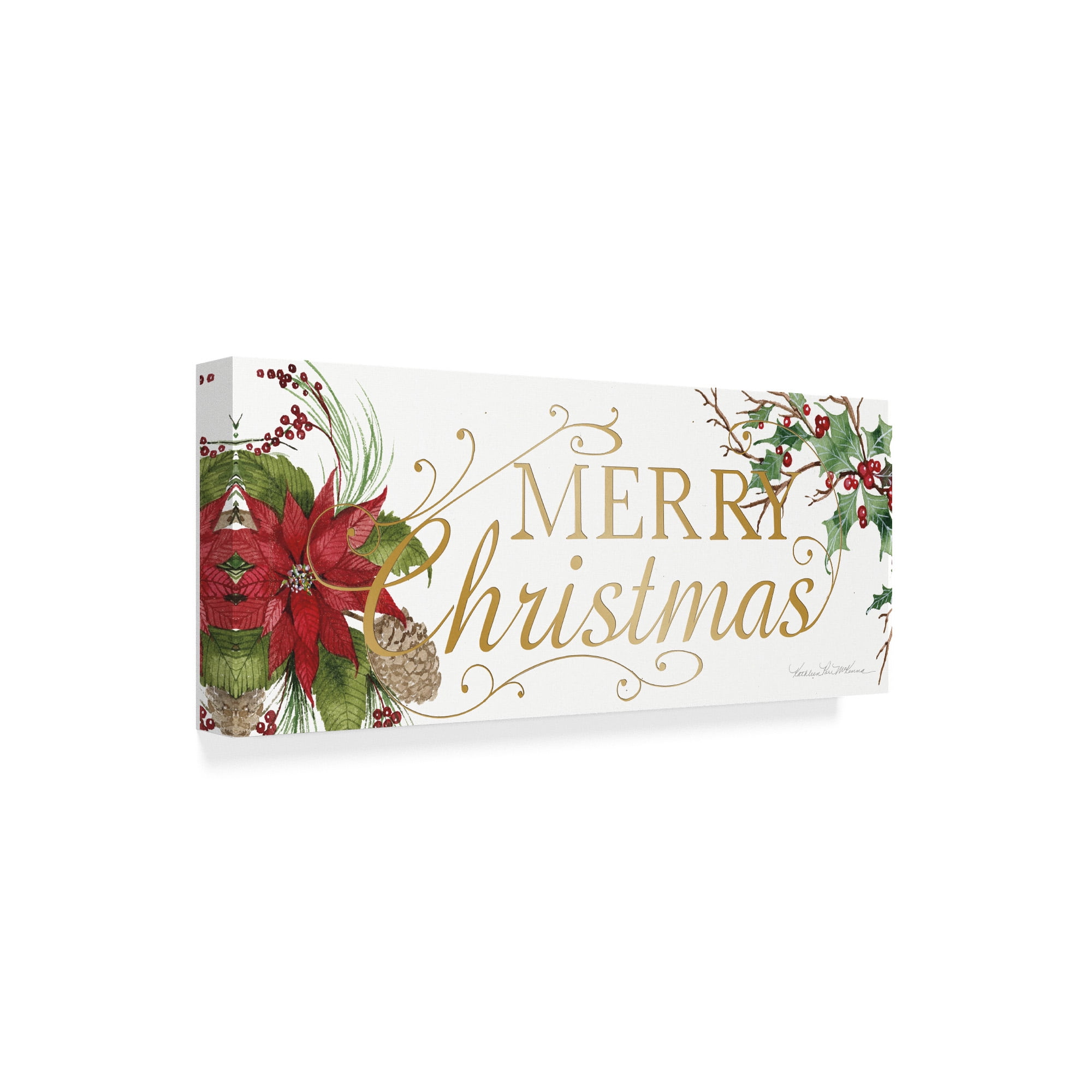 Trademark Fine Art 'Holiday Happiness X' Canvas Art by Kathleen Parr McKenna
