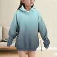 thumbnail image 2 of YunPes Oversized Hoodie for Girls Graphic Long Sleeve Trendy Hooded Sweatshirts with Pockets Teen Daily Casual Pullover, 2 of 8