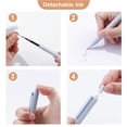thumbnail image 5 of CHENjy Retractable Gel Pens Colored, Journal Pens, Aesthetic Colorful Pens for Writing Note Taking, 1 Count, Blue, 5 of 7