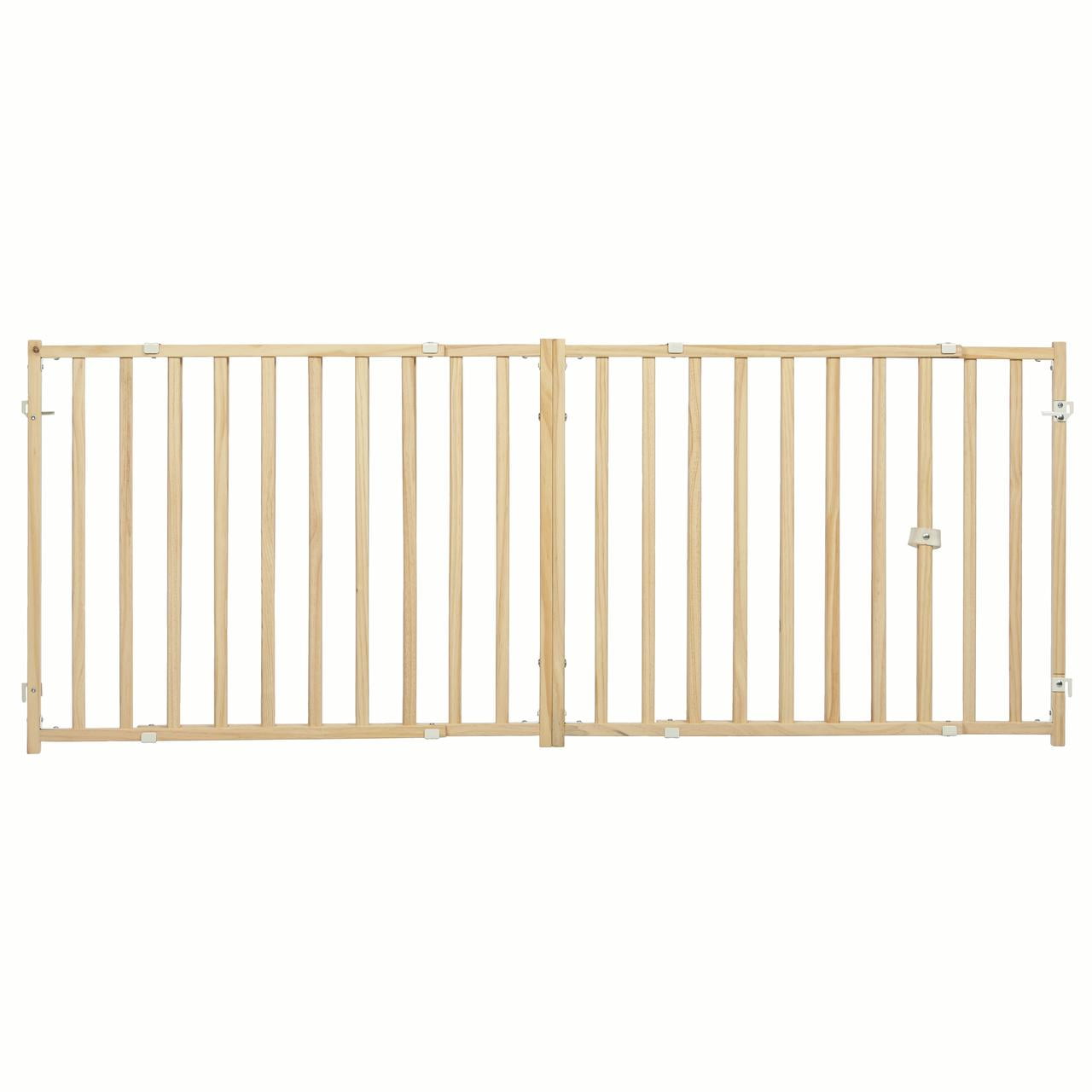 Extra-Wide Wood Dog Gate, 24\