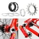 thumbnail image 3 of Kit de conversión de piñón fijo con adaptador de piñón de inercia de 14 dientes y una sola velocidad para bicicleta plata, 3 of 9